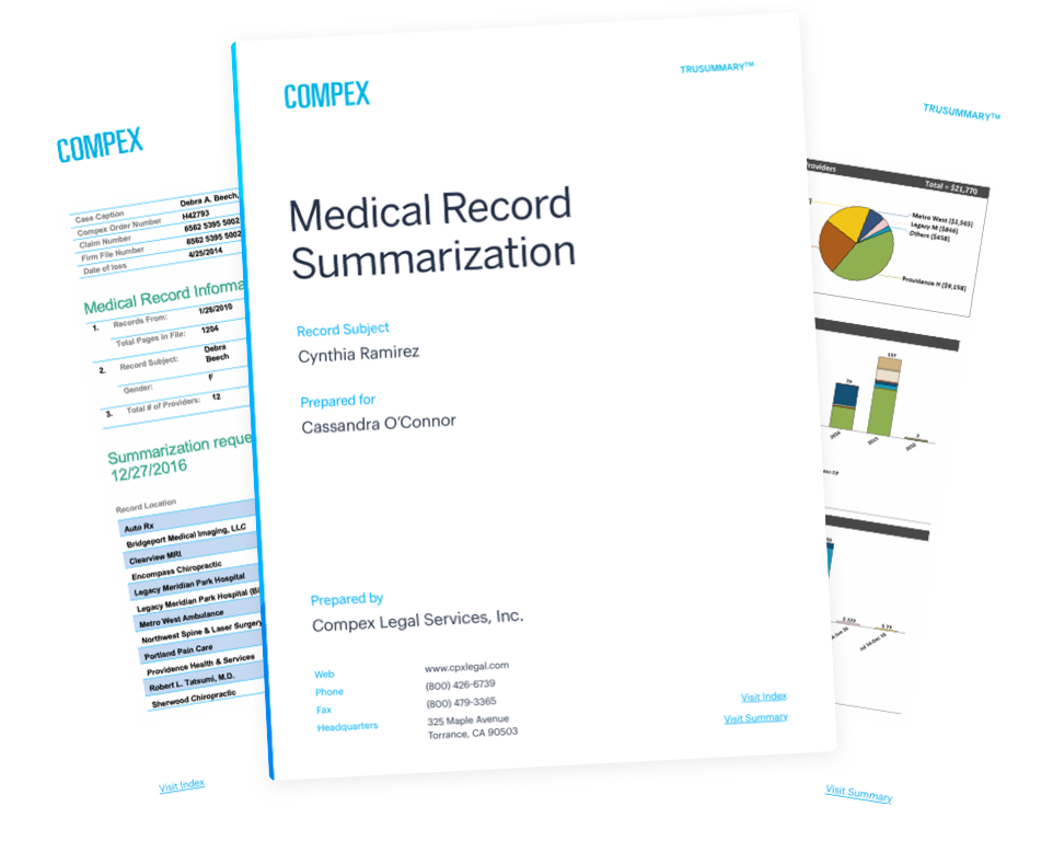 Compex summarizes records saving you time and money