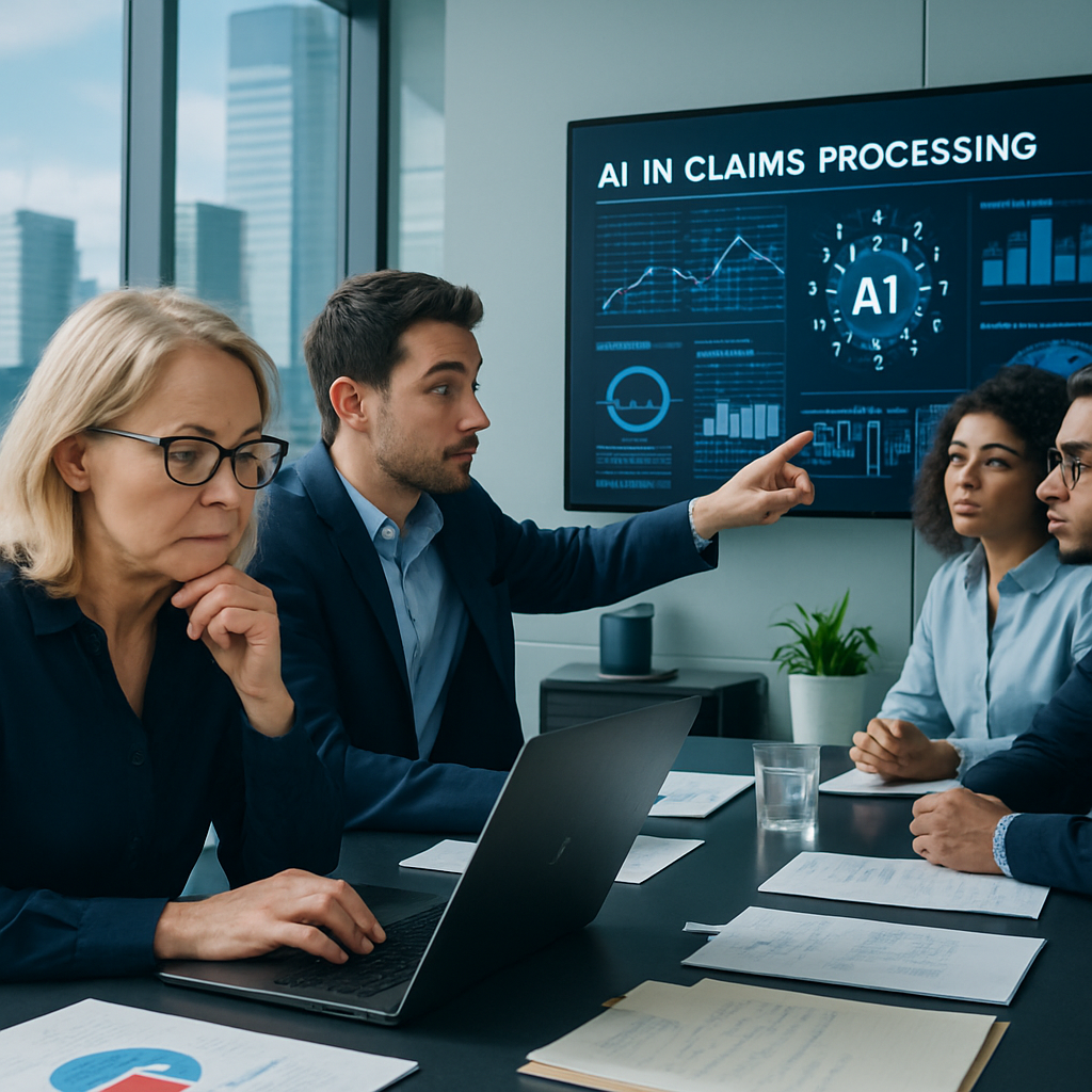 Claims professionals talking about how AI will impact claims processing