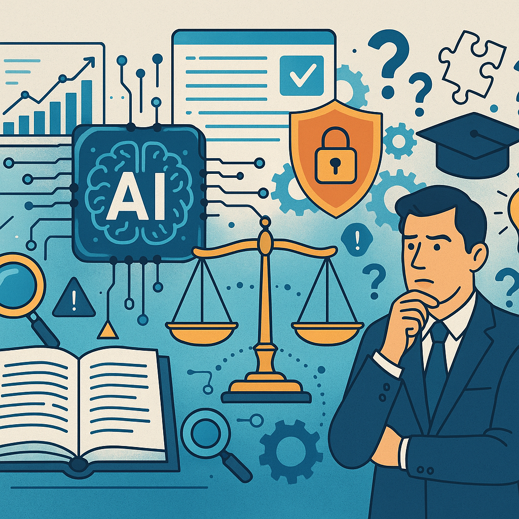 Lawyer thinking about how artificial intelligence is reshaping the legal profession