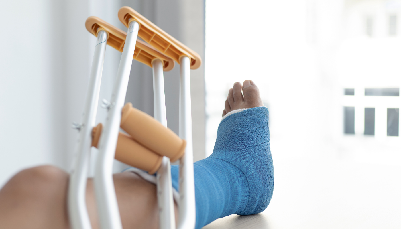 General Liability Claims Leg Cast Crutches General Liability Claims Leg Cast Crutches